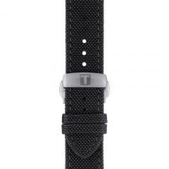 TISSOT OFFICIAL BLACK FABRIC STRAP LUGS 21MM T852.043.157