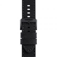 TISSOT OFFICIAL BLACK FABRIC STRAP LUGS 22MM T852.044.936