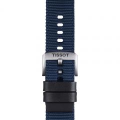 TISSOT OFFICIAL BLUE FABRIC STRAP LUGS 22MM T852.046.754