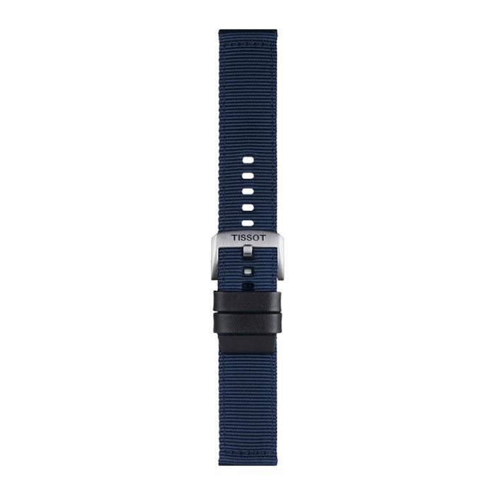TISSOT OFFICIAL BLUE FABRIC STRAP LUGS 22MM T852.046.754