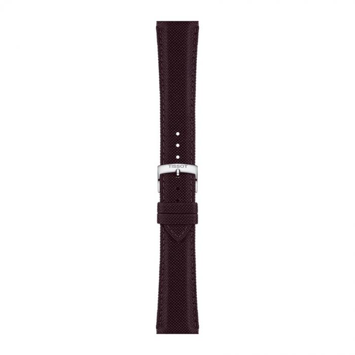 TISSOT OFFICIAL BROWN FABRIC STRAP LUGS 21MM T852.048.181