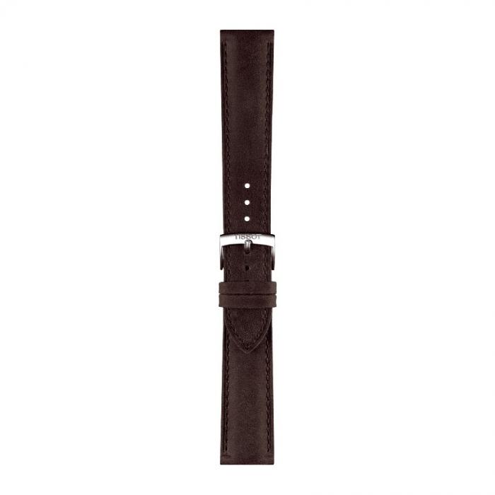 TISSOT OFFICIAL BROWN LEATHER STRAP 20MM T852.049.057