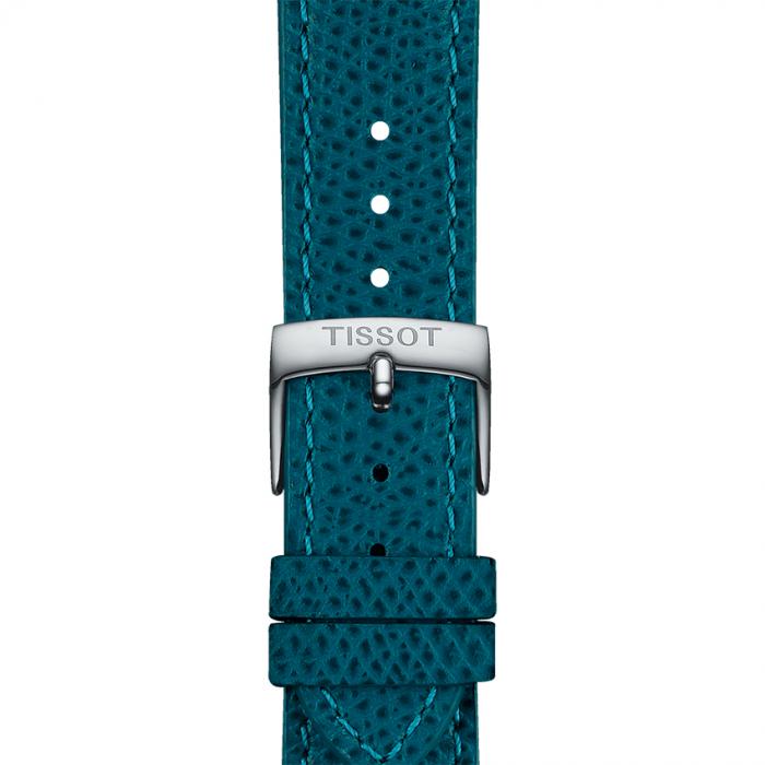 TISSOT OFFICIAL TURQUOISE LEATHER STRAP 18MM T852.049.059