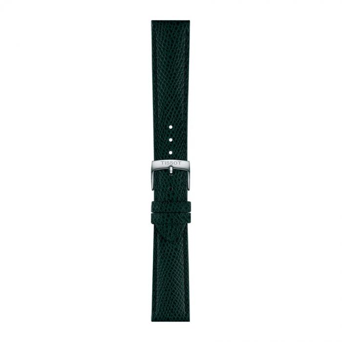 TISSOT OFFICIAL GREEN LEATHER STRAP 18MM T852.049.061