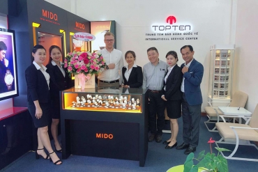 MIDO Area Sales Manager - Mr. Didier Storrer thăm thị trường và tổ chức tập huấn tại thị trường Việt Nam.