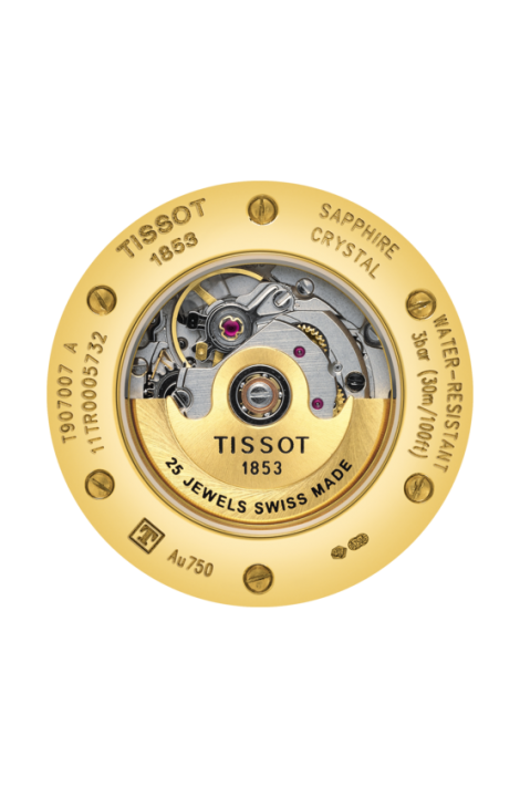 TISSOT CARSON AUTOMATIC LADY 18K GOLD T907.007.16.058.00