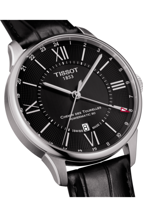 TISSOT CHEMIN DES TOURELLES POWERMATIC 80 GMT T099.429.16.058.00