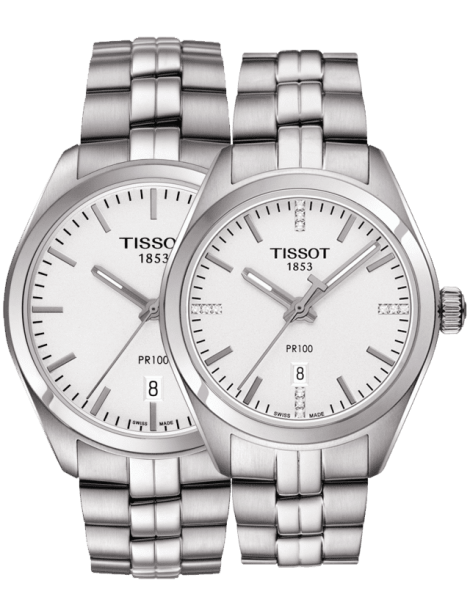 TISSOT PR 100 QUARTZ T101.410.11.031.00-T101.210.11.036.00