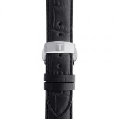 TISSOT OFFICIAL BLACK LEATHER STRAP LUGS 19 MM T852.013.405