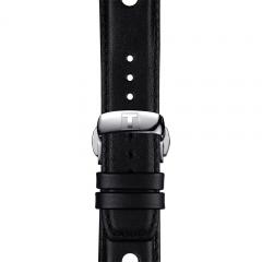 TISSOT OFFICIAL BLACK LEATHER STRAP LUGS 20MM T852.037.163