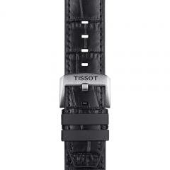 TISSOT OFFICIAL BLACK LEATHER AND RUBBER PARTS STRAP LUGS 22MM T852.046.761