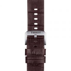 TISSOT OFFICIAL BROWN LEATHER STRAP LUGS 22MM T852.046.773