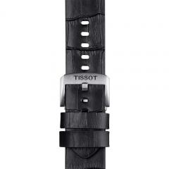 TISSOT OFFICIAL BLACK LEATHER STRAP LUGS 22MM T852.046.775