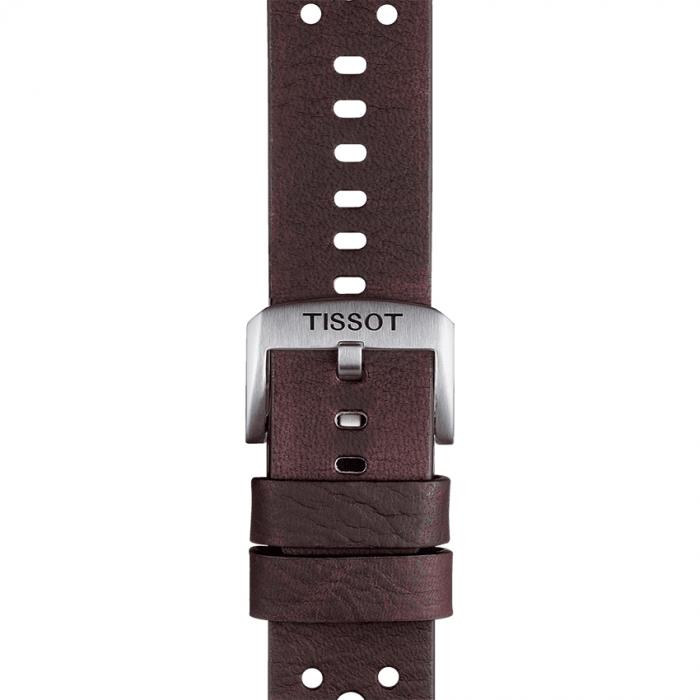 TISSOT OFFICIAL BROWN LEATHER STRAP LUGS 22MM T852.046.777