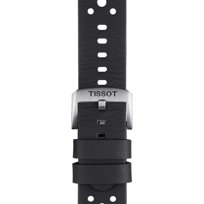 TISSOT OFFICIAL BLACK LEATHER STRAP LUGS 22MM T852.046.810
