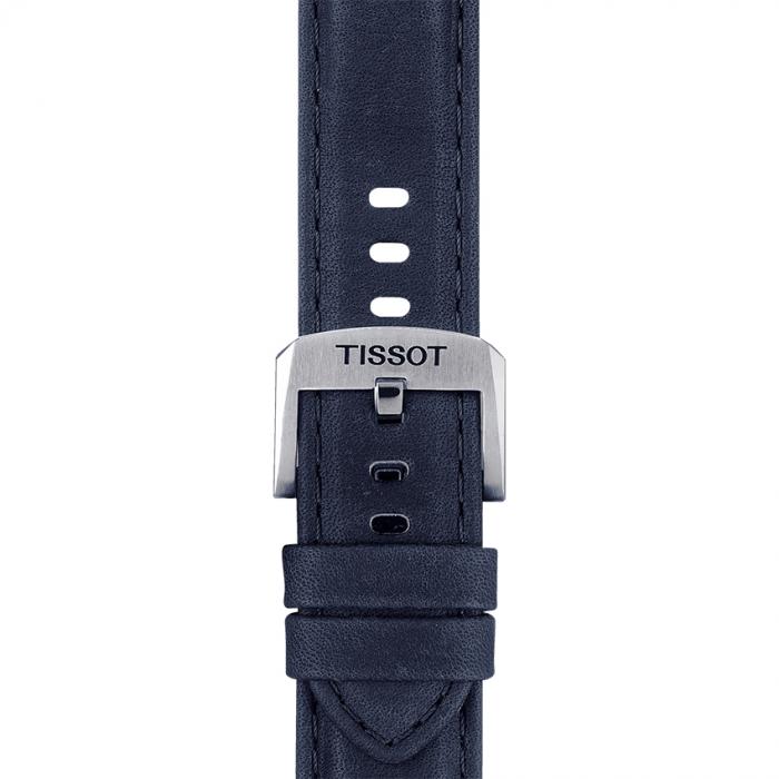 TISSOT OFFICIAL BLUE LEATHER STRAP LUGS 20MM T852.046.831