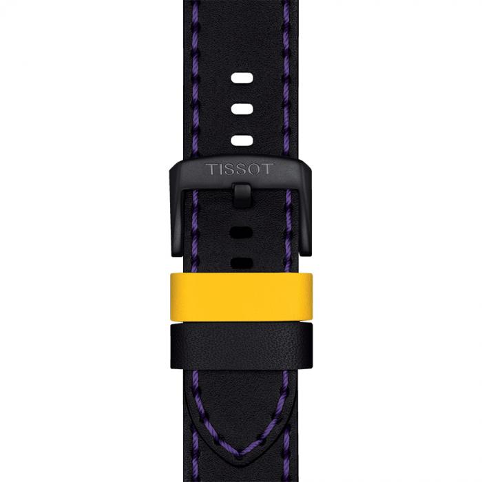TISSOT OFFICIAL NBA LEATHER STRAP LOS ANGELES LAKERS 22MM T852.047.503