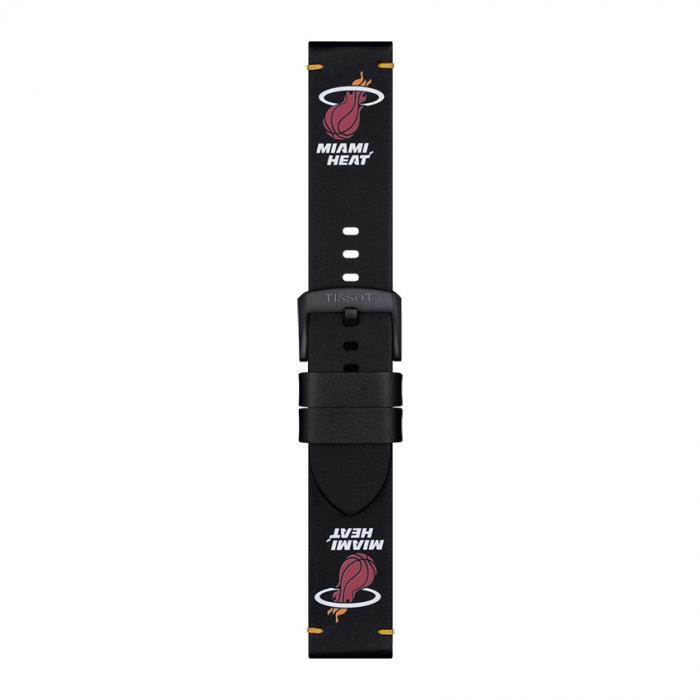 TISSOT OFFICIAL NBA LEATHER STRAP MIAMI HEAT 22MM T852.047.520