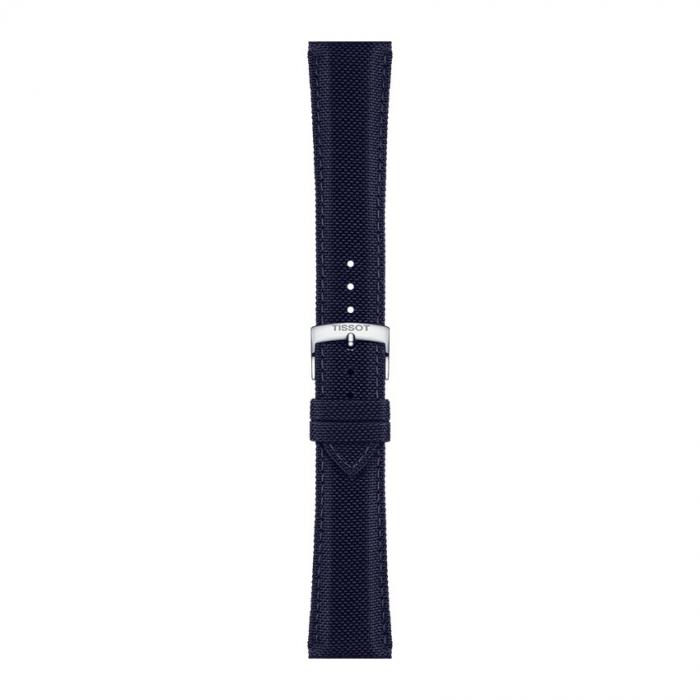 TISSOT OFFICIAL BLUE FABRIC STRAP LUGS 21MM T852.048.185