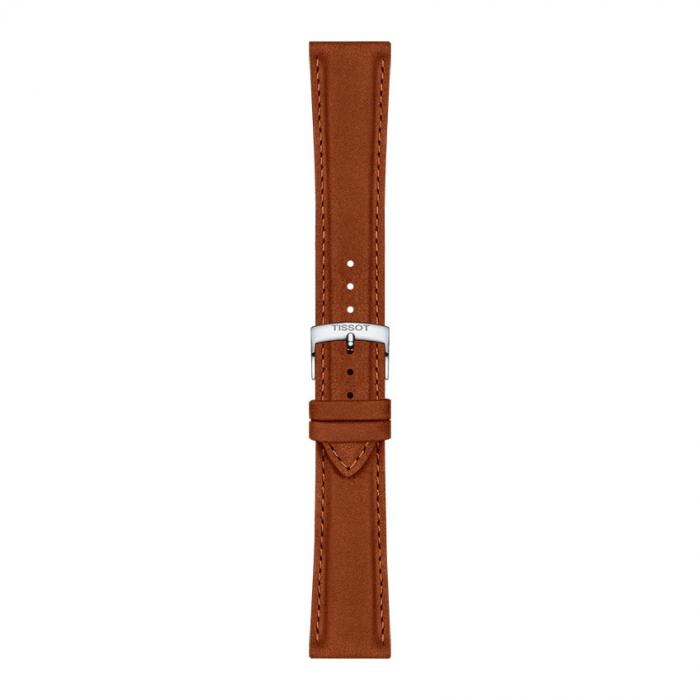 TISSOT OFFICIAL CAMEL LEATHER STRAP LUGS 21MM T852.048.229