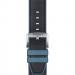 TISSOT OFFICIAL BLUE LEATHER AND RUBBER STRAP LUGS 22MM T852.046.785