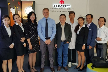 Ông Sergio Alberti - International Sales Manager của ROTARY thăm thị trường Việt Nam