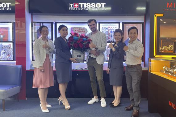 Đại diện thương hiệu Tissot từ Thụy Sỹ đến thăm thị Trường Việt Nam