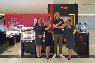 Đại diện thương hiệu Mido từ Thụy Sĩ đến thăm thị trường Việt Nam