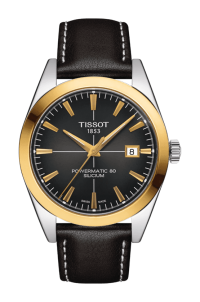 TISSOT GENTLEMAN POWERMATIC 80 SILICIUM SOLID 18K GOLD BEZEL T927.407.46.061.01