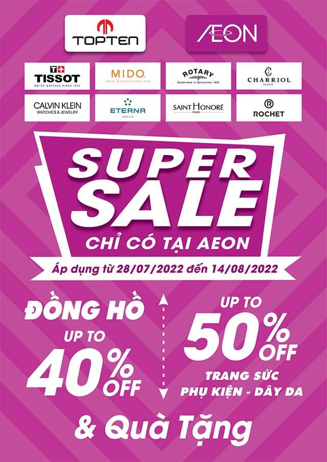 Aeon Super Sale 2022